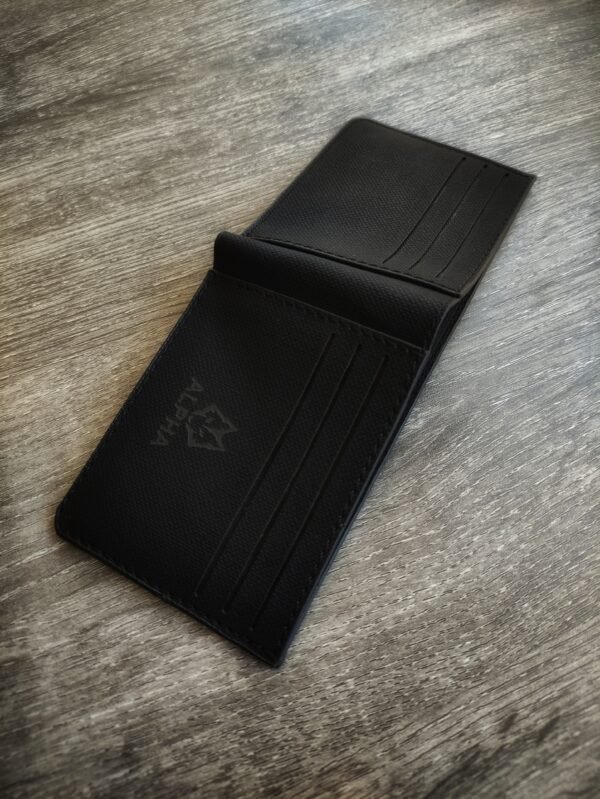 ⁦slim wallet.. اسود⁩ - الصورة ⁦2⁩