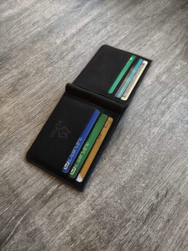 ⁦slim wallet.. اسود⁩ - الصورة ⁦3⁩