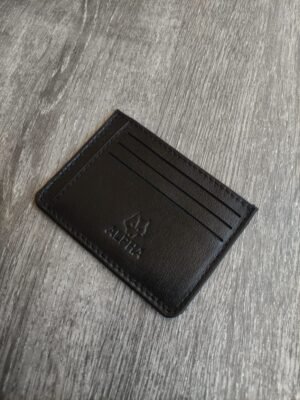 Card Holder Alpha.محفظة كروت ألفا ..جلد طبيعي