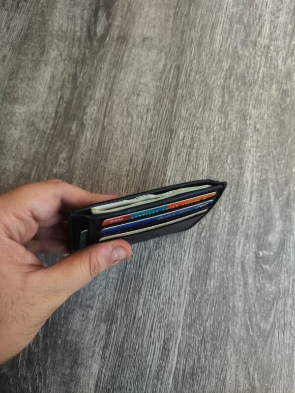 ⁦Card Holder Alpha.محفظة كروت ألفا ..جلد طبيعي⁩ - الصورة ⁦7⁩